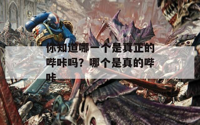 你知道哪一个是真正的哔咔吗？哪个是真的哔咔