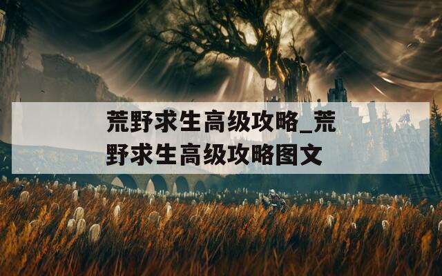 荒野求生高级攻略_荒野求生高级攻略图文