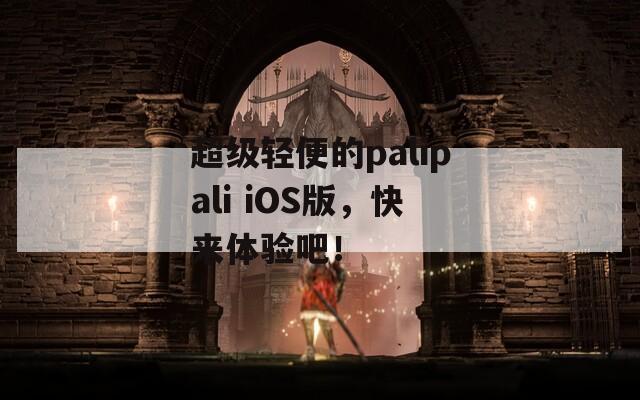 超级轻便的palipali iOS版，快来体验吧！