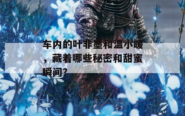 车内的叶非墨和温小暖，藏着哪些秘密和甜蜜瞬间？