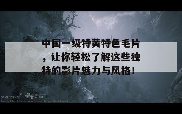 中国一级特黄特色毛片，让你轻松了解这些独特的影片魅力与风格！