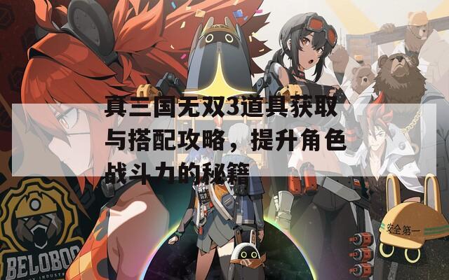 真三国无双3道具获取与搭配攻略，提升角色战斗力的秘籍